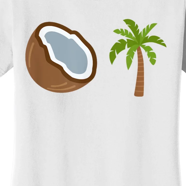 Coconut Tree Meme Patriotic Kamala Statement Usa Democrat Women's T-Shirt