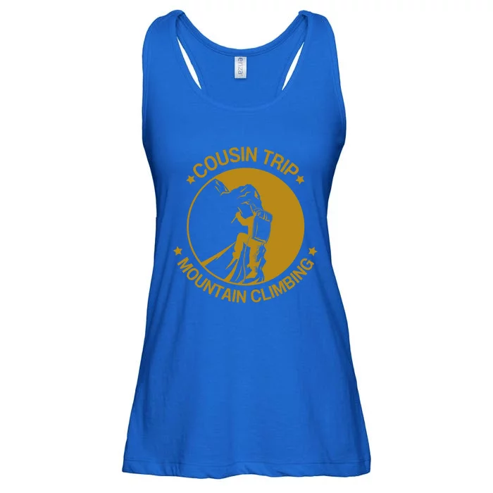 Cousin Trip Mountain Climbing Climber Hiking Summer Vacation Gift Ladies Essential Flowy Tank