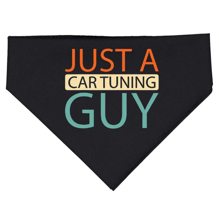 Car Tuning Mechanic Tuner Workshop Just A Car Tuning Guy USA-Made Doggie Bandana