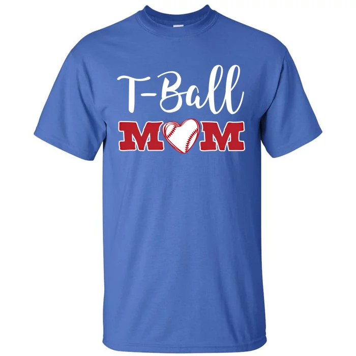 Cute Tball Mom Teeball Baseball T Ball Mom Gift Tall T-Shirt