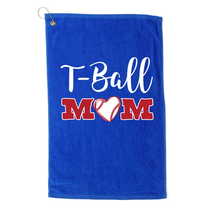 Cute Tball Mom Teeball Baseball T Ball Mom Gift Platinum Collection Golf Towel