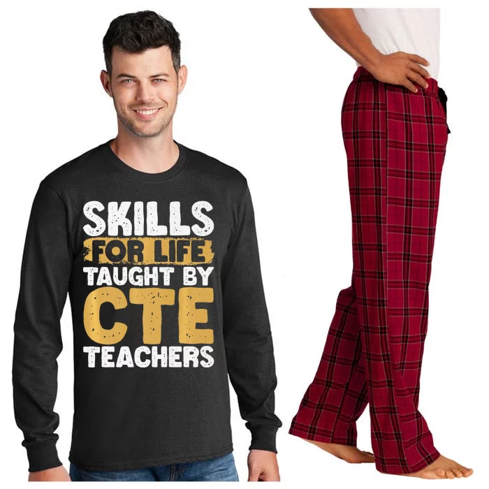 Cte Teacher Middle School High School Teach Career Premium Long Sleeve Pajama Set