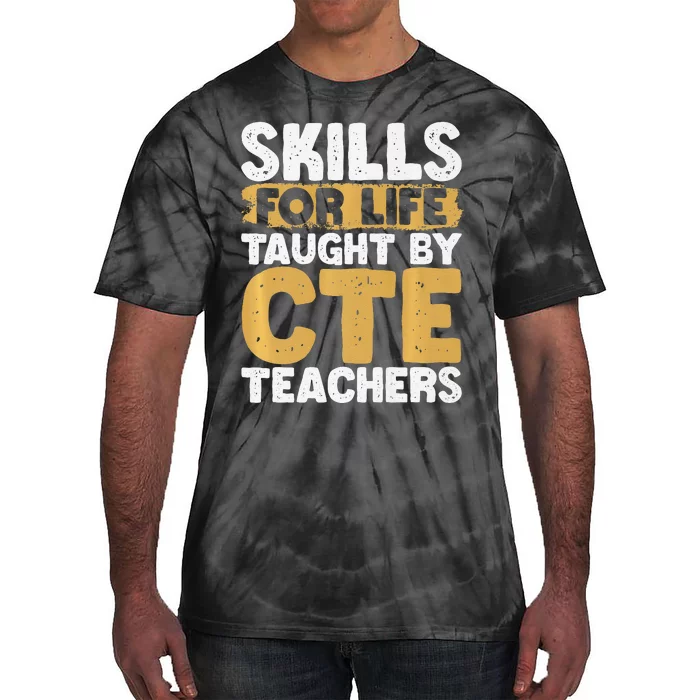 Cte Teacher Middle School High School Teach Career Premium Tie-Dye T-Shirt