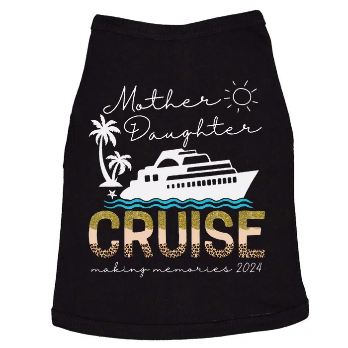 Cruise Trip Mother Daughter Cruise Ship Trip Leopard 2024 Doggie Tank