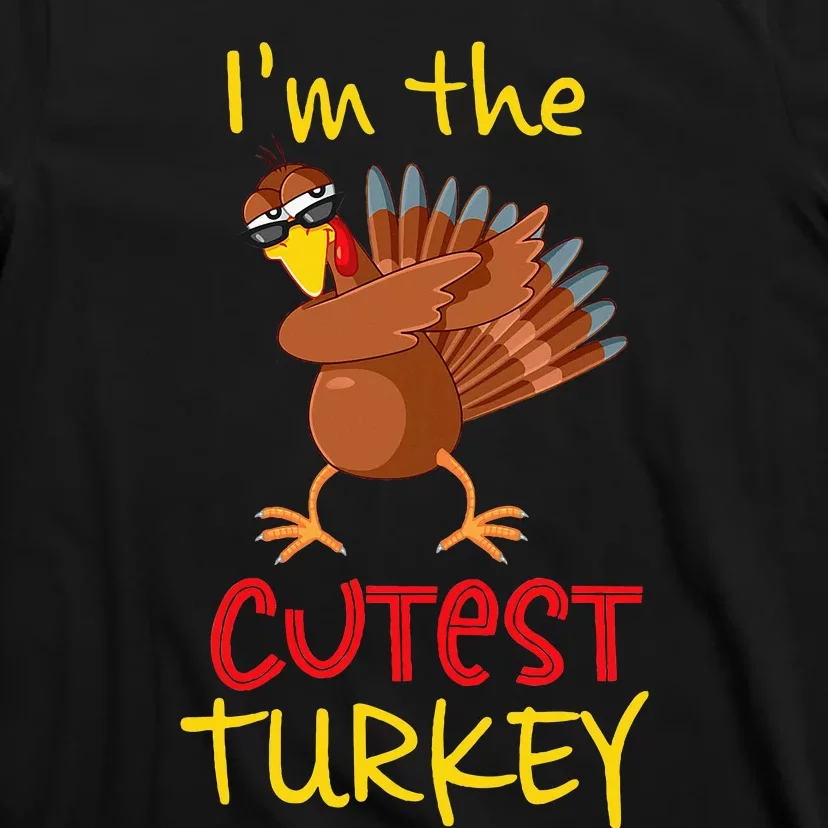 Cutest Turkey Matching Family Group Thanksgiving Party T-Shirt