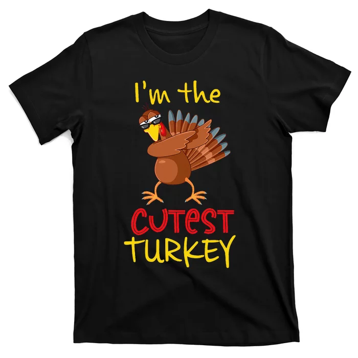 Cutest Turkey Matching Family Group Thanksgiving Party T-Shirt