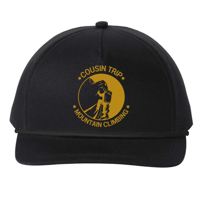 Cousin Trip Mountain Climbing Climber Hiking Summer Vacation Cute Gift Snapback Five-Panel Rope Hat