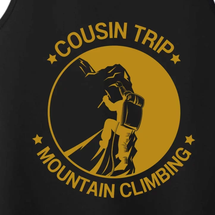 Cousin Trip Mountain Climbing Climber Hiking Summer Vacation Cute Gift Performance Tank