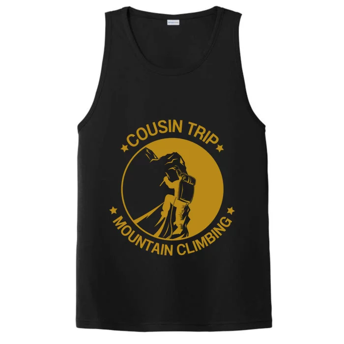 Cousin Trip Mountain Climbing Climber Hiking Summer Vacation Cute Gift Performance Tank