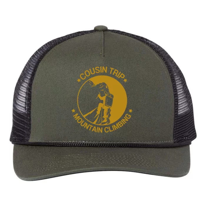 Cousin Trip Mountain Climbing Climber Hiking Summer Vacation Cute Gift Retro Rope Trucker Hat Cap