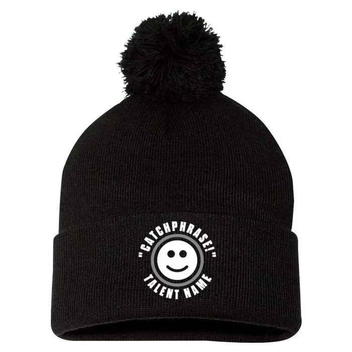 Catchphrase Talent Name Pom Pom 12in Knit Beanie