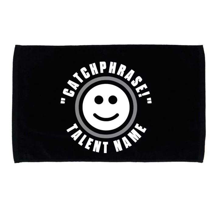 Catchphrase Talent Name Microfiber Hand Towel