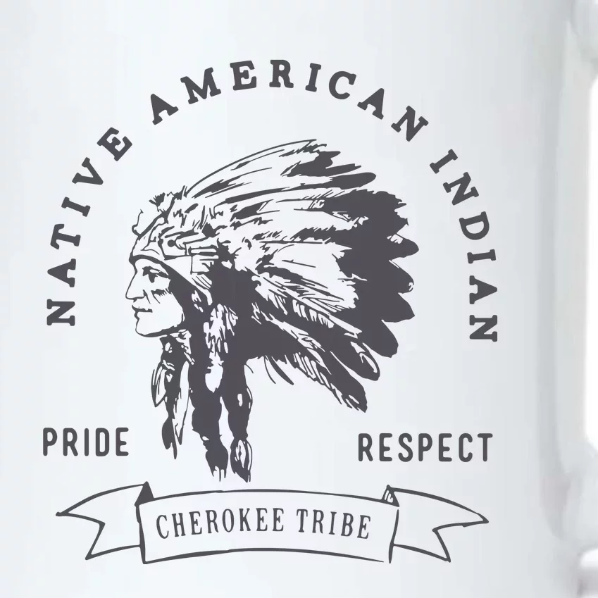 Cherokee Tribe Native American Indian Pride Respect Print Black Color Changing Mug