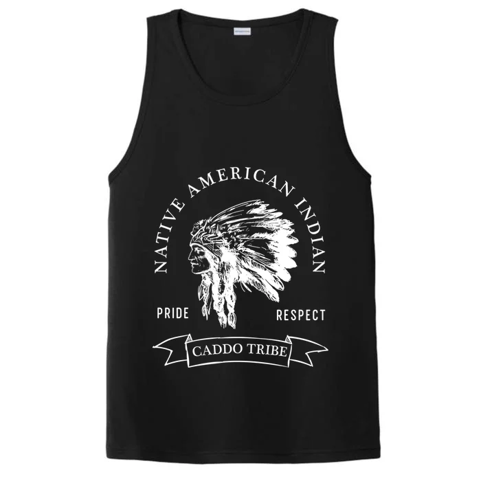 Caddo Tribe Native American Indian Pride Respect Vintage Funny Gift Performance Tank