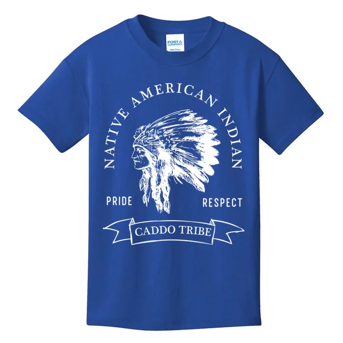 Caddo Tribe Native American Indian Pride Respect Vintage Funny Gift Kids T-Shirt