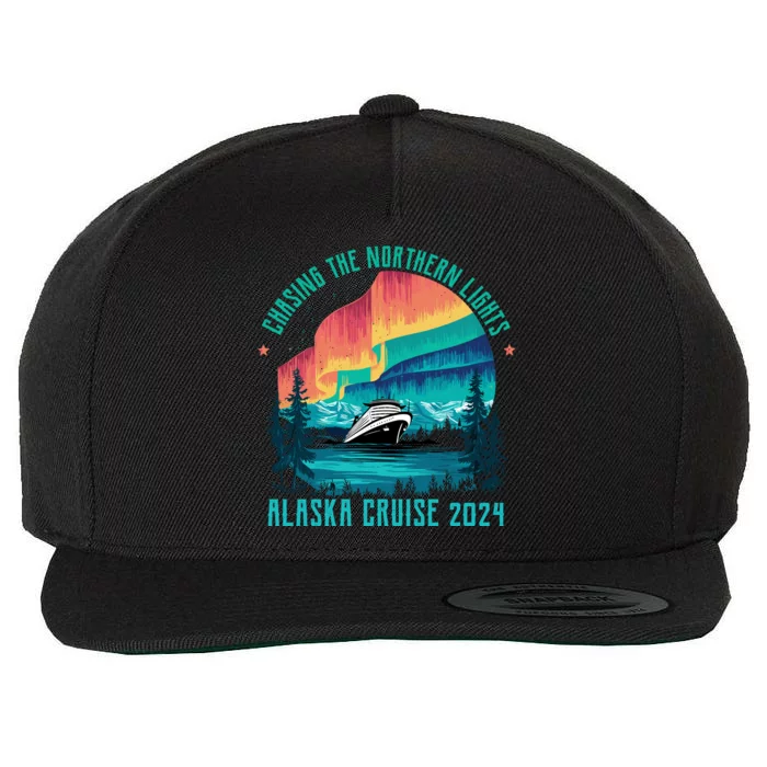 Chasing The Northern Lights Alaska Cruise 2024 Adventure Wool Snapback Cap