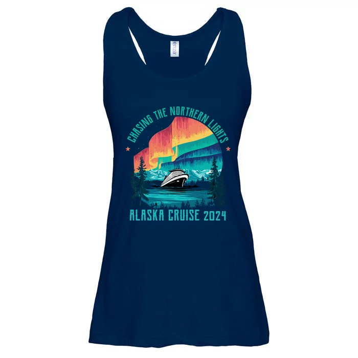 Chasing The Northern Lights Alaska Cruise 2024 Adventure Ladies Essential Flowy Tank