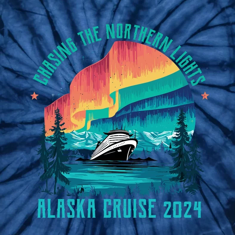 Chasing The Northern Lights Alaska Cruise 2024 Adventure Tie-Dye T-Shirt