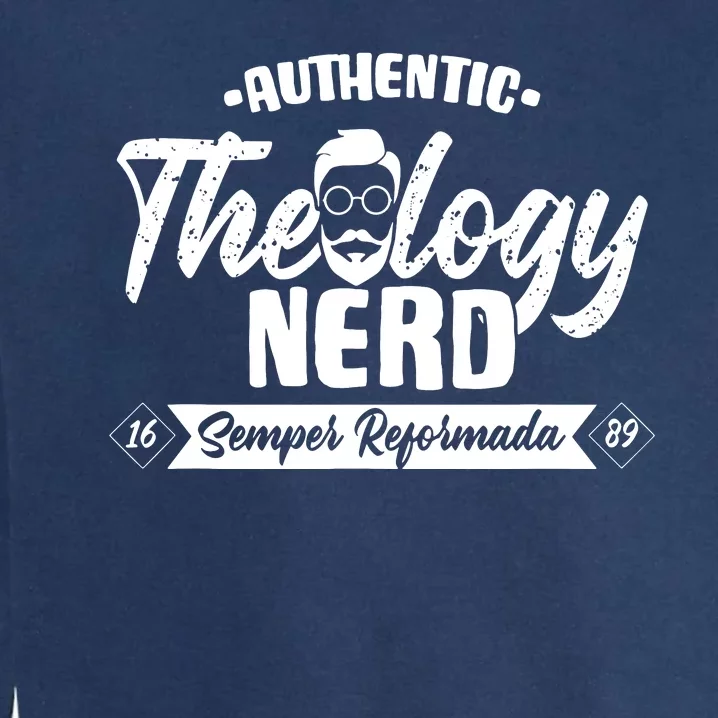 Christian Theology Nerd 1689 Reformed Seminary Garment-Dyed Sweatshirt