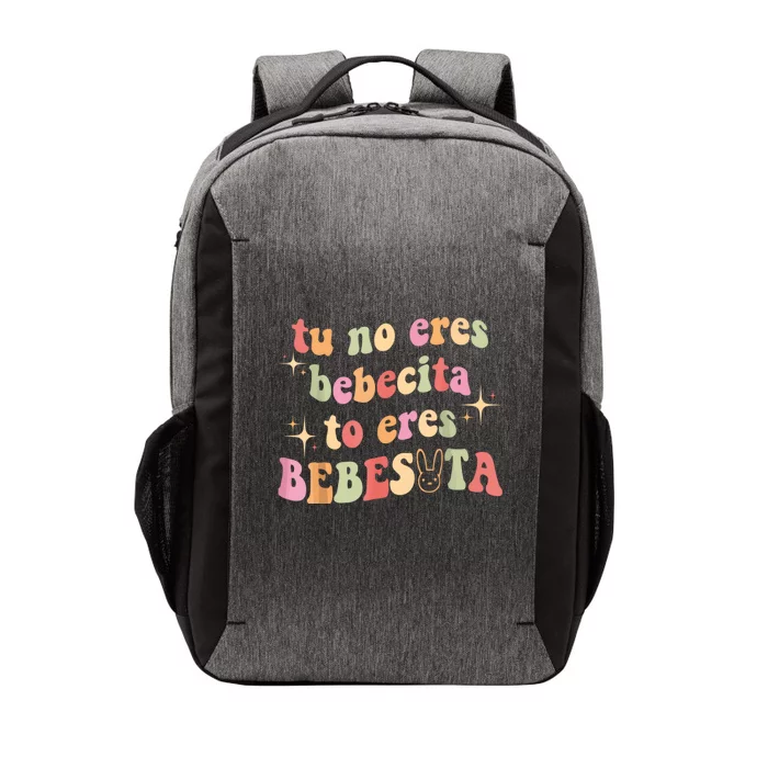 Cute Tu No Eres Bebecita To Eres Bebesota B Bunny Retro Vector Backpack