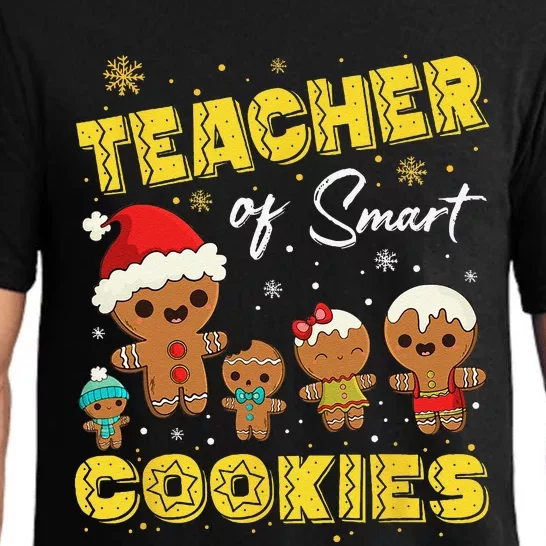 Christmas Teacher Of Smart Cookies Xmas Teacher Cookies Pajama Set