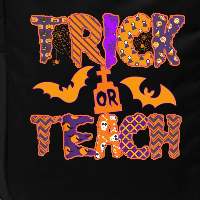 Cute Trick Or Treat Halloween Patterns Impact Tech Backpack