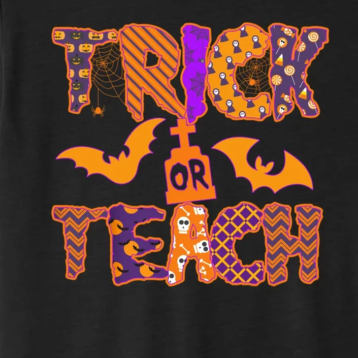 Cute Trick Or Treat Halloween Patterns ChromaSoft Performance T-Shirt