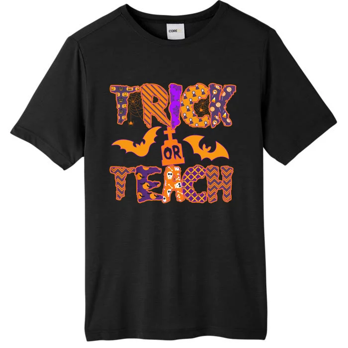 Cute Trick Or Treat Halloween Patterns ChromaSoft Performance T-Shirt