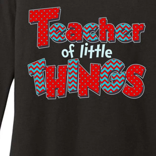 Cute Teacher Of Little Things Womens CVC Long Sleeve Shirt