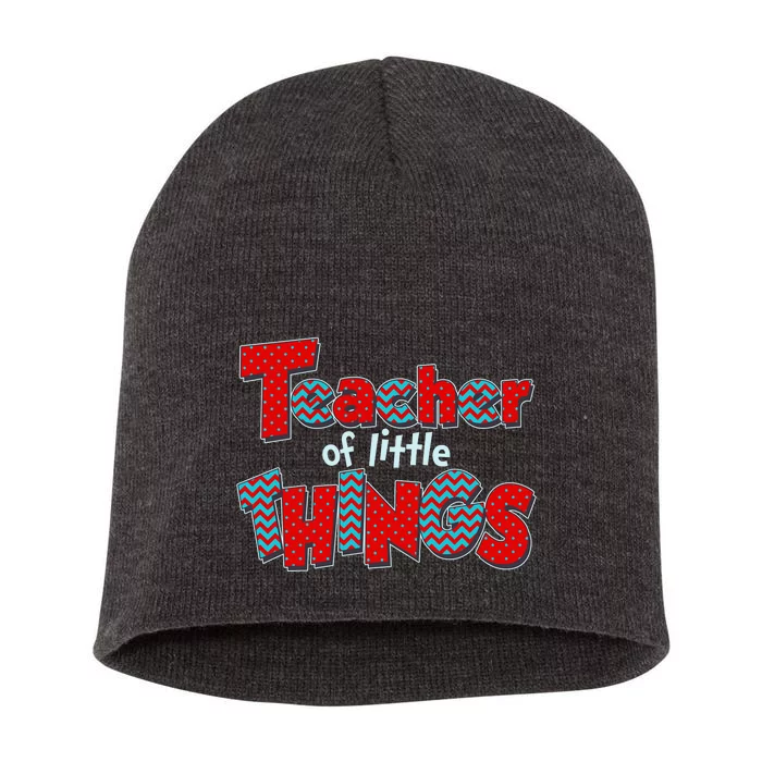 Cute Teacher Of Little Things Short Acrylic Beanie