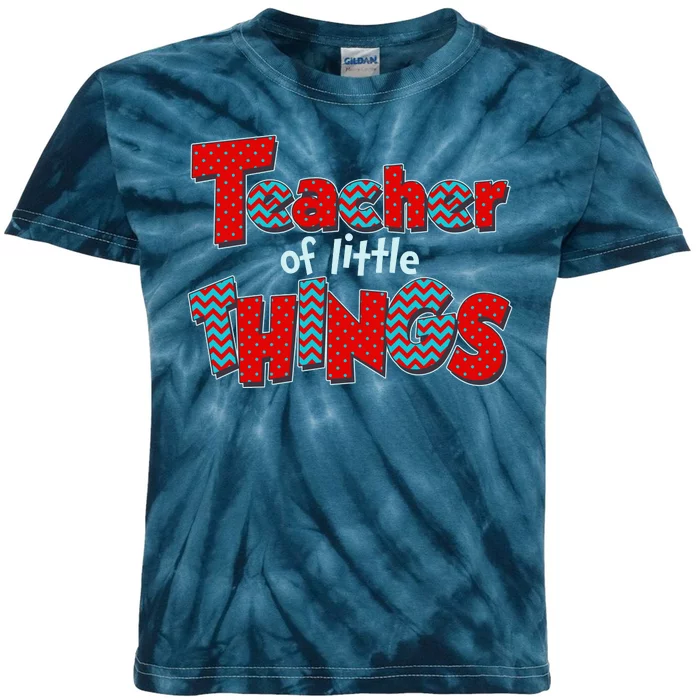 Cute Teacher Of Little Things Kids Tie-Dye T-Shirt