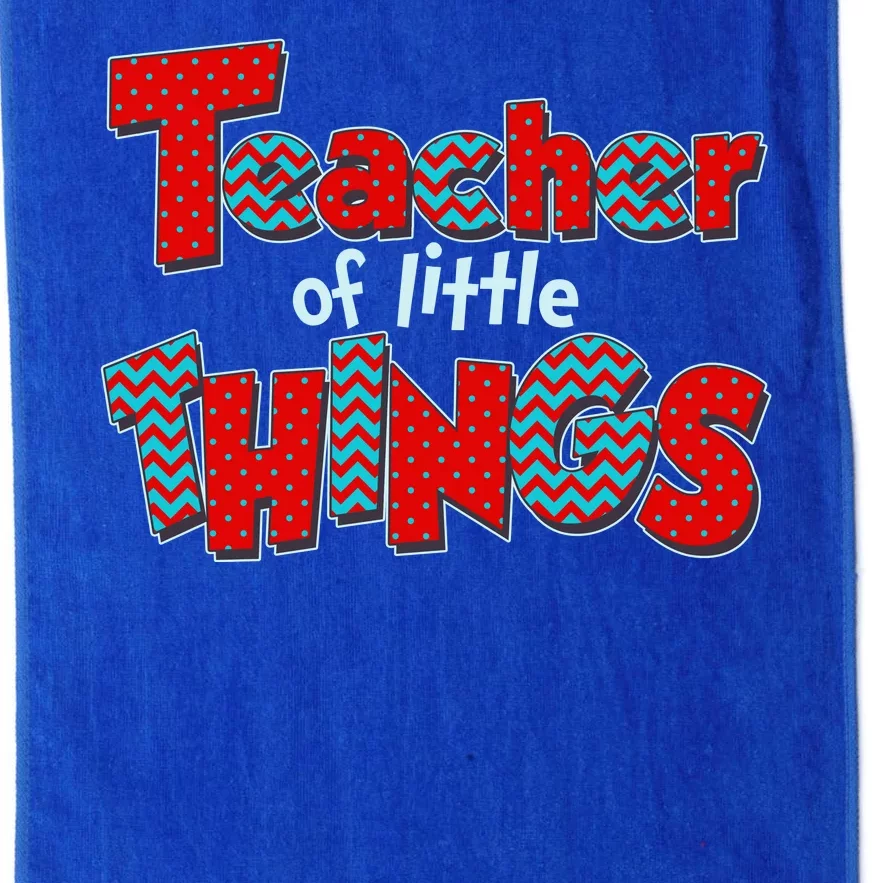 Cute Teacher Of Little Things Platinum Collection Golf Towel