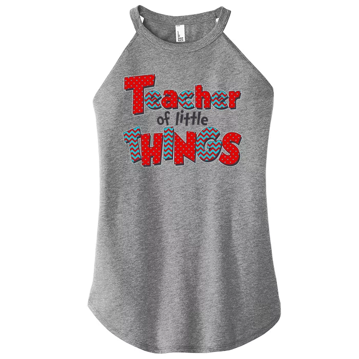 Cute Teacher Of Little Things Women’s Perfect Tri Rocker Tank