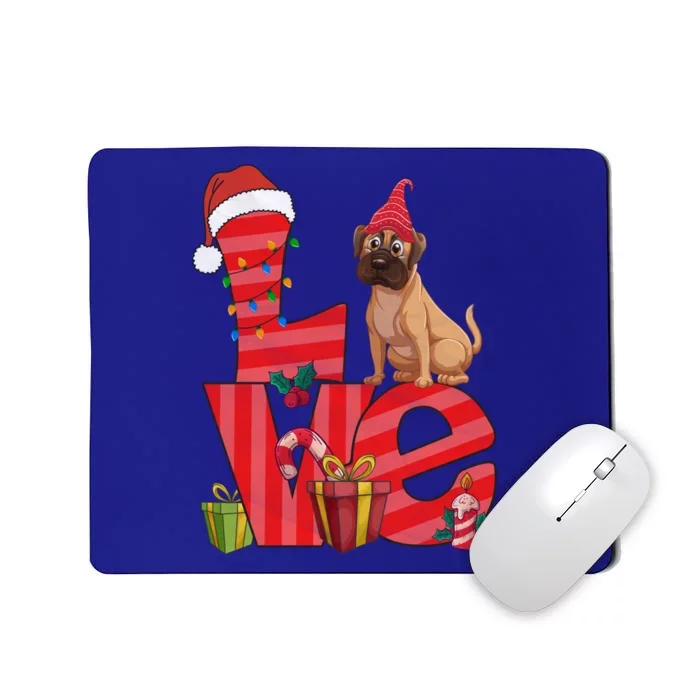 Christmas Theme Outfits For Boxer Dog Lover Ugly Xmas Funny Funny Gift Mousepad