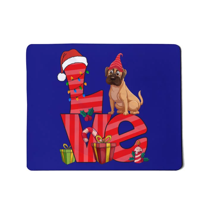 Christmas Theme Outfits For Boxer Dog Lover Ugly Xmas Funny Funny Gift Mousepad