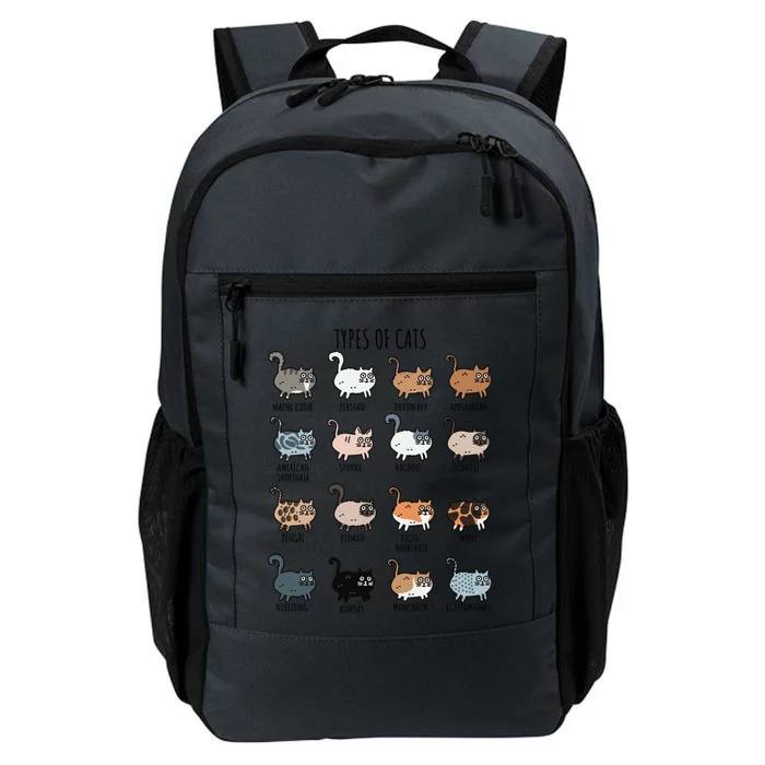 Cute Types Of Cat Lady Bir Bengal Nebelung Persian Gift Daily Commute Backpack