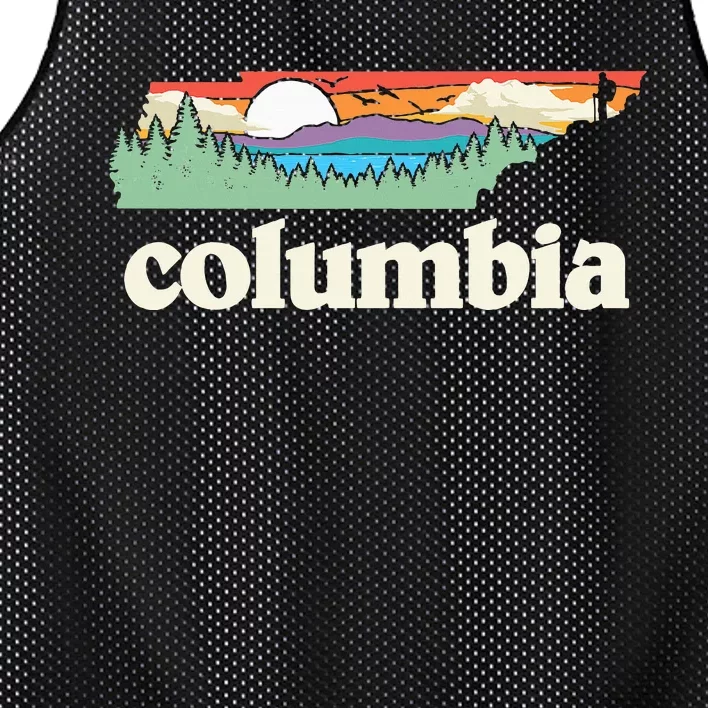 Columbia Tennessee Outdoors Retro Nature Mesh Reversible Basketball Jersey Tank