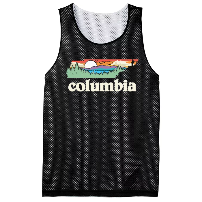 Columbia Tennessee Outdoors Retro Nature Mesh Reversible Basketball Jersey Tank