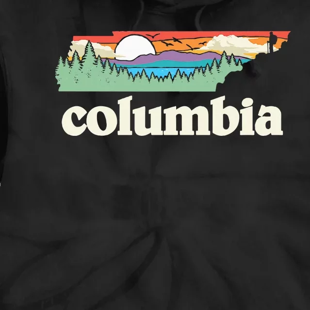 Columbia Tennessee Outdoors Retro Nature Tie Dye Hoodie