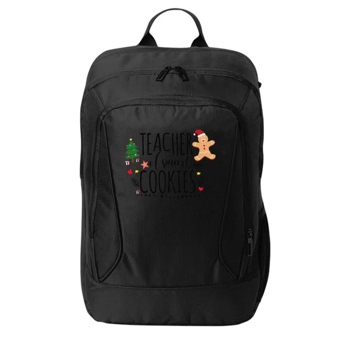 Christmas Teacher Of Smart Cookies Cute Gingerbread Funny City Backpack