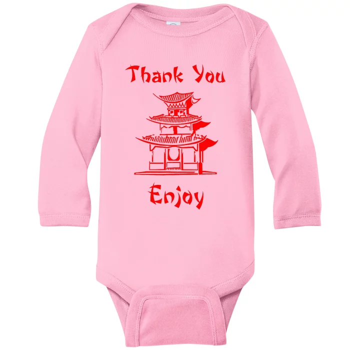 Chinese Take Out Baby Long Sleeve Bodysuit