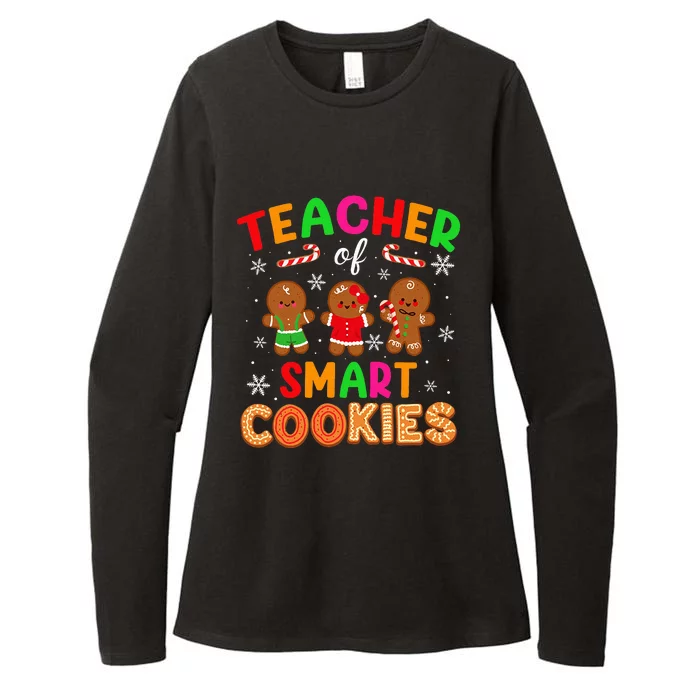 Christmas Teacher Of The Smart Cookies Cute Teaching Womens CVC Long Sleeve Shirt