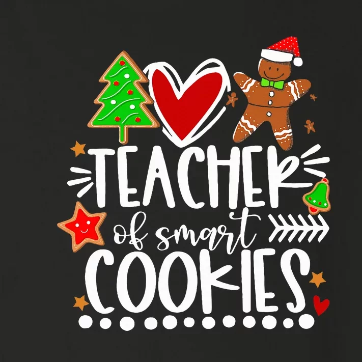 Christmas Teacher Of Smart Cookies Funny Toddler Long Sleeve Shirt