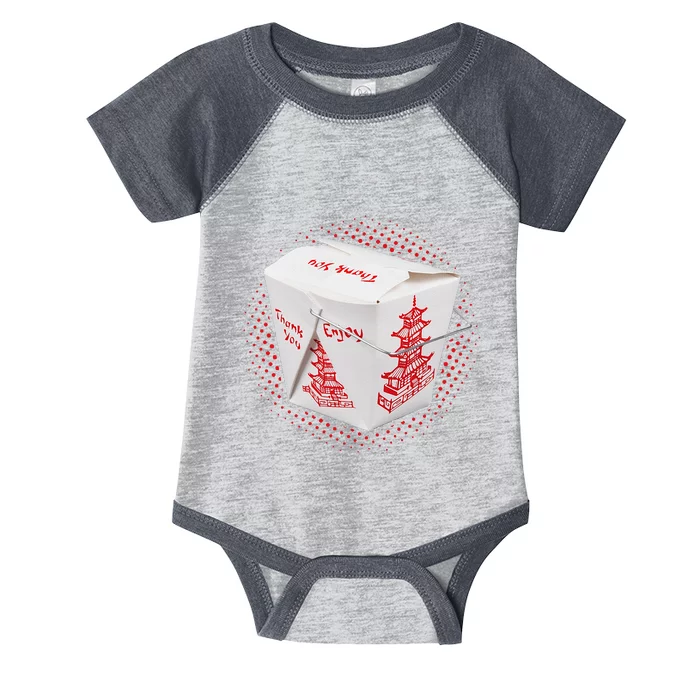 Chinese Take Out Funny Chinese Food Take Out Box Infant Baby Jersey Bodysuit