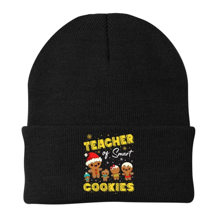 Christmas Teacher Of Smart Cookies Xmas Teacher Cookies Knit Cap Winter Beanie