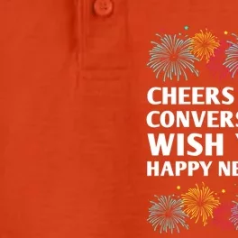 Cheers To Our Conversations Happy New Year Friends Nye Buddy Great Gift Dry Zone Grid Performance Polo