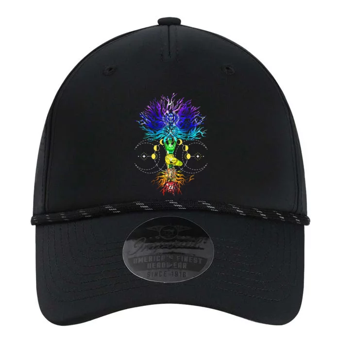 Chakra Tree Of Life With Phases Of The Moon Hatha Yoga Performance The Dyno Cap