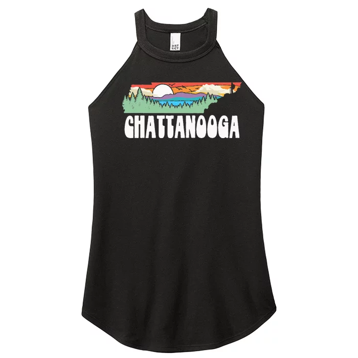 Chattanooga Tennessee Outdoor Adventure and Nature Hiking Women’s Perfect Tri Rocker Tank