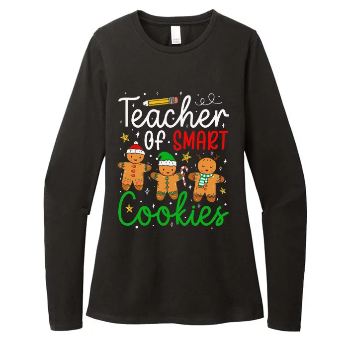 Christmas Teacher Of Smart Cookies Gingerbread Xmas Teacher Womens CVC Long Sleeve Shirt