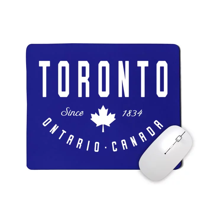 Ca Toronto Ontario Canadian Maple Leaf Great Gift Mousepad